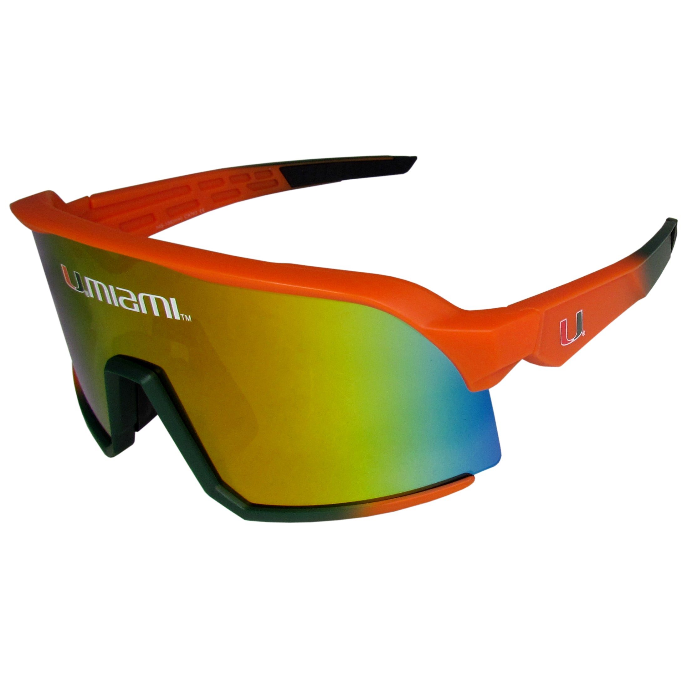 Miami Hurricanes Navigator Shield Sunglasses